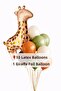 مجموعة بالونات بدرجات اللون البني بتصميم الزرافة - 2