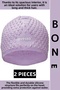 # Bone Flexible Soft Silicone Pool Sea Swimming Waterproof Ear Protection Large Size Hair Cap 2 Pieces