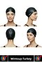 # Bone Flexible Soft Silicone Pool Sea Swimming Waterproof Ear Protection Large Size Hair Cap Double Set - 2