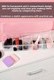 1 Piece 5-Compartment Jewelry Box with Lid - Transparent Ring Necklace Earring Buckle Organizer Box - 2