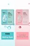 Pdrn Hydrogel Melting Mask Moisturizing Transparent Gel Mask 34 Gr and Collagen Melting Mask 34 Gr.