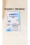 10 Packs - 100 Pieces - Toilet Seat Cover Seyahet Size - Disposable - Water Soluble