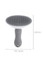 Automatic Cleaning Pet Comb Gray - 3
