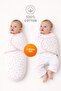 100% Cotton Swaddle for 0 to 4 Months Baby, Velcro Fastened, Soft Jersey Fabric, Breathable Fabric