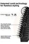 The Ultimate Blow Dry Jet Black Hair Styler Blow Dry Brush-Comb for All Hair Types - 3