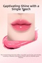 Flexible Gel Texture, Moisturizing, Glossy Finish Lipstick & Blush Dasique Chewing Glow Pot 11 Peony Gummy - 2
