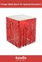 # Table Decoration Special Birthday Gender Reveal Party Sparkling Red Girl Boy Tasseled Table Decor 70X250 - 6