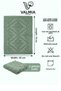Set of 2 100% Cotton Luxury Jacquard Bath Foot Towels 50X70 cm - 4