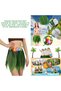 Tropical Inspired Hawaiian Leaf Party Skirt Adult Size
