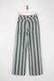 Çok Renkli DÖKÜMLÜ Çizgili Baskılı %100 Pamuk Yüksek Bel Wide Leg Jeans TWOSS26JE00232 - 6