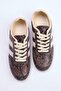 Kahverengi Kadın Sneaker TAKSS26SN00012 - 4