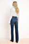 Mavi Yüksek Bel Az Esnek Slim Fit Dar Paça Jeans TWOSS26JE00041 - 4