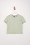 Pink-Mint 2-Piece Embroidered Girls' Plain Embroidered Knitted T-Shirt Tkdss26Ts00006 - 5