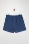 Beach Wear Navy Blue Muslin Woven High Waist Shorts & Bermuda Tbbss26Ap00005 - 6