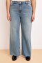 Mavi Paça Kesikli Lastikli Bel %100 Pamuk Non-Stretch Geniş Paça/Wide Leg Jeans TBBSS26CJ00016 - 3