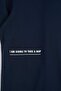 Navy Blue Reguar Fit Printed Knitted Shorts Pajama Set Tmnss24Pt00001 - 6