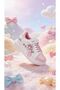 Melody Detailed Glittery Girls' Sports Shoes, Sneaker (Buy One Size up)(Narrow Fit)