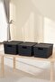 3 Pieces Seoul 4 Liter Storage Organizer Box |   Multi-Purpose Organizer |   27.5 X 18 X 12 cm