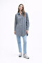 Oversize Striped Shirt Black - 2