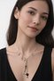 Lwa Key and Padlock Design Necklace
