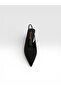 Angel Black Suede Heelled Shoes - 7