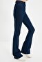 Blue Lycra Spanish Skinny Jean Compressor Denim Jean - 5