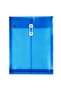 Document File Drawstring A4 Blue X 10 Pieces