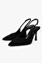 Women's Vina Black Snake Patterned Stiletto - 3