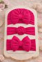 Baby Girl Bow Bone Bandana Set of 3
