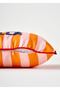 Line Mottolu Punch Embroidered Throw Pillow Cover Orange (35X50 cm) - 4