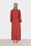 BUTTONED DRESS WITH DOT SLEEVES AND TOWEL DETAIL 42334 - 3
