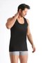 6-Pack Seher Men's Combed Cotton Strappy Colored Undershirts - 7
