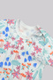 100% Cotton Snap Fastener Flamingo Baby Bodysuit - 3
