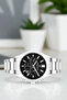 Exclusive Men's Wrist Watch Steel Band&Case Silver-Black Sddk098 - 2