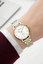 Steel Cord Steel Case Women Wrist Watch Silver-Gold Sdfer190 - 2