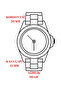 3Atm Water Resistant Men's Wrist Watch, Steel Band & Special Design, Silver Sdfer161 - 5