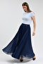 Maxi Length Chiffon Skirt - 6