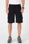 Men's Regular Fit Cargo Pocket Shorts Capri - 2