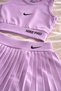 Full Lycra Diver Fabric Flexible Shorts Skirted Girl's Crop Swimsuit Suit (Buy 1 Size Bigger) - 4