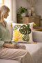 Tera Bohemian Punch Embroidered Throw Pillow Cover Set (Without Inner Filling) - 4