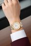 Steel Cord Steel Case Women Wrist Watch Silver-Rose Sdfer184 - 4
