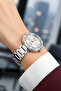 Steel Cord Stone Case Women Wrist Watch Silver Sdfer183 - 5
