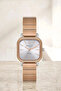 Steel Strap & Stylish Design, Women's Wristwatch, 3Atm Water Resistant Rose Silver Sdfer152