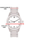 Silver-Blue Color Steel Strap & Case Functional Men's Wristwatch 3Atm Bracelet Sdlc003 - 5