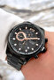 Black Steel Cord Function New Season Men's Wristwatch Sdfer073