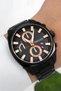 3Atm Water Resistant Men's Wrist Watch, Steel Band & Special Design, Black Sdfer160 - 3
