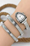 Steel Cord Snake Model, Women's Wristwatch, 3Atm Water Resistant Silver Sdfer155