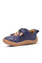 Nicolo Elastic Leather Boys' Barefoot Shoes Navy Blue - 4