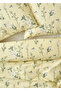 100% Cotton Ranforce Nancy Double Duvet Cover Set Yellow (200X220 cm) - 2