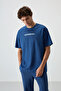 Parliament Cotton Thick Surface Textured Oversize Fit Printed Men's T-Shirt - 88365